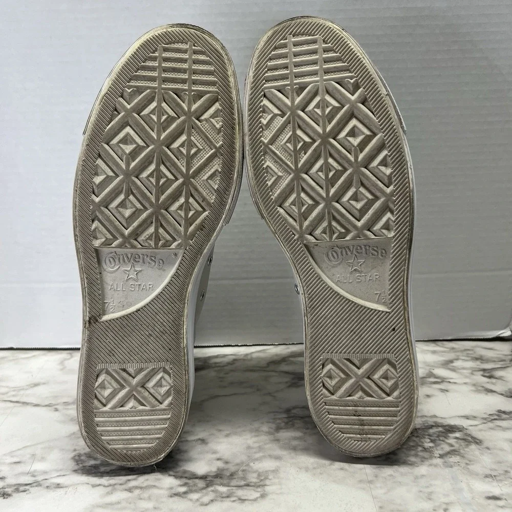 Converse Chuck Taylor All Star More Lift Hi Platform Sneaker Cream Women 9.5